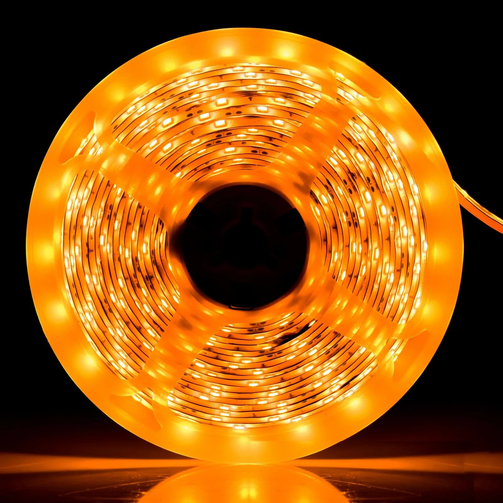 iNextStation 16.4FT 12V LED Light Strip Yellow Waterproof | Bright & Flexible Lighting