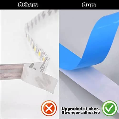 iNextStation 16.4FT 12V LED Light Strip Yellow Waterproof | Bright & Flexible Lighting thumbnail 4