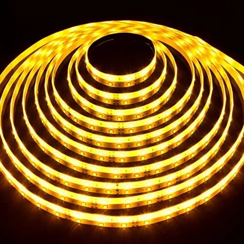 iNextStation 16.4FT 12V LED Light Strip Yellow Waterproof | Bright & Flexible Lighting thumbnail 6