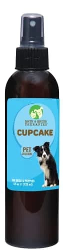 Showseason Bath & Brush Therapies® Cupcake Pet Cologne 4.5 oz | Long-Lasting Odor Control, Paraben-Free, Made in USA thumbnail 1