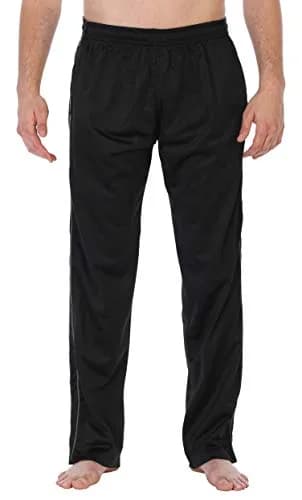 Gioberti Men's Athletic Track Pants, Zip Bottom, Navy, X-Large, 32" Inseam | Versatile Sport & Lounge Wear thumbnail 2
