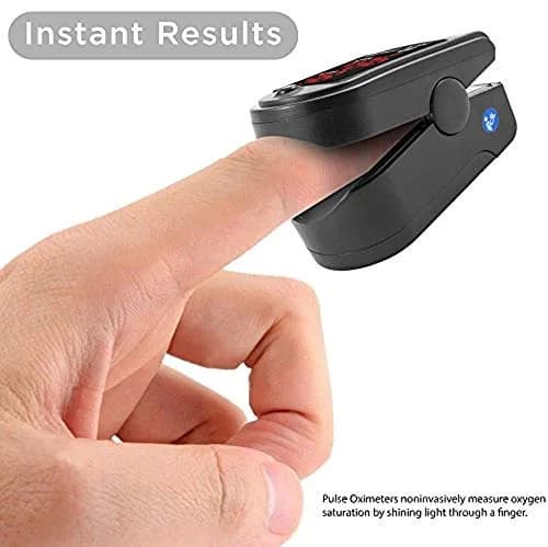 FaceLake FL400 Pulse Oximeter with Carrying Case | Sports & Aviation Use Only, 1 Count, Black thumbnail 5