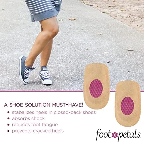 Foot Petals Heel Cups | Prevent Cracked Heels & Stabilize Heels in Women's Shoes thumbnail 2