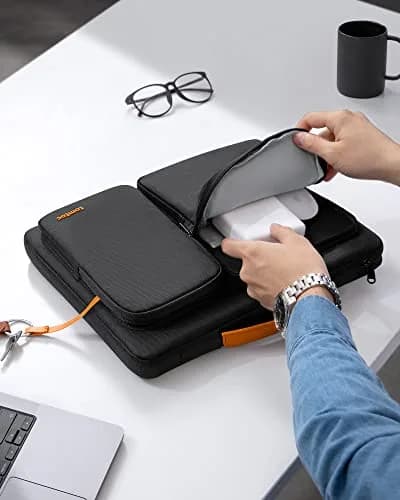 tomtoc 360 Protective Laptop Sleeve for 15-inch 2026 MacBook Air M5/A3448, M4/A3241, M3/A3114, M2/A2941, Surface Laptop 7/6/5, Dell XPS 15 Plus | Water-Resistant thumbnail 9