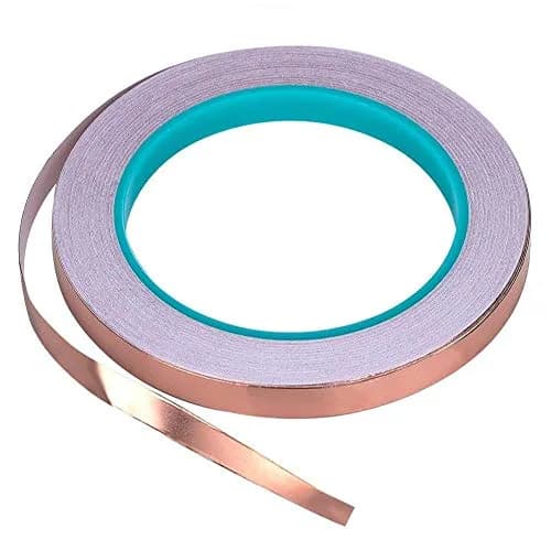 Zehhe Copper Foil Tape with Double-Sided Conductive 1/4inch 21.8yards | EMI Shielding & Soldering thumbnail 1