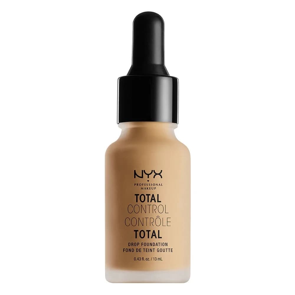 NYX PROFESSIONAL MAKEUP Total Control Drop Foundation True Beige 13ml (0.43 Fl Oz) | Soft Matte Finish - main product image
