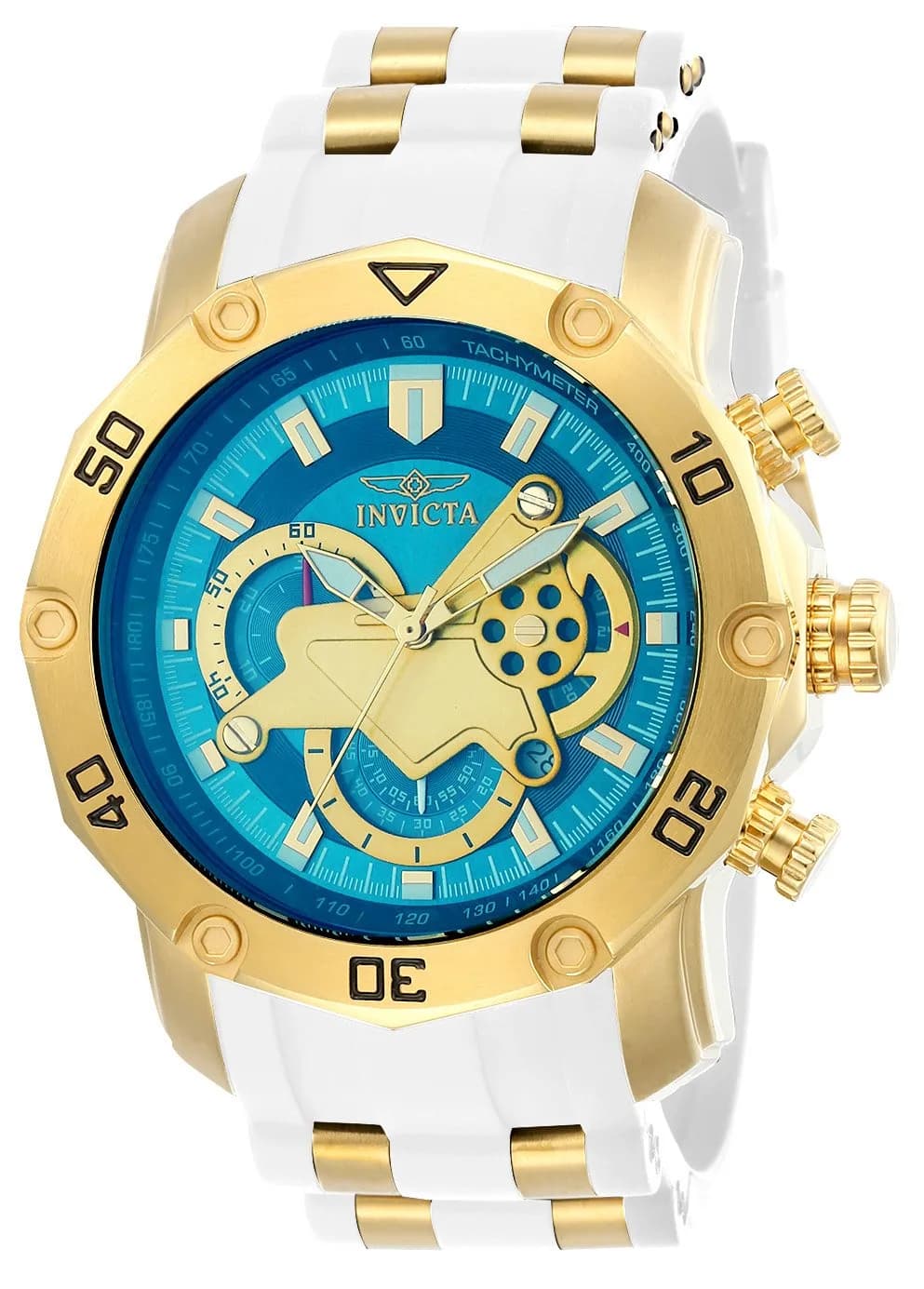 Invicta Men's 23423 Pro Diver Analog Quartz Watch | 49mm Stainless Steel, Water-Resistant to 100m