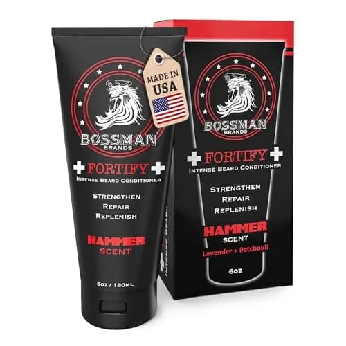 Bossman Fortify Intense Beard Conditioner Hammer 118ml (4 Fl Oz) | Strengthens, Thickens, Moisturizes thumbnail 1