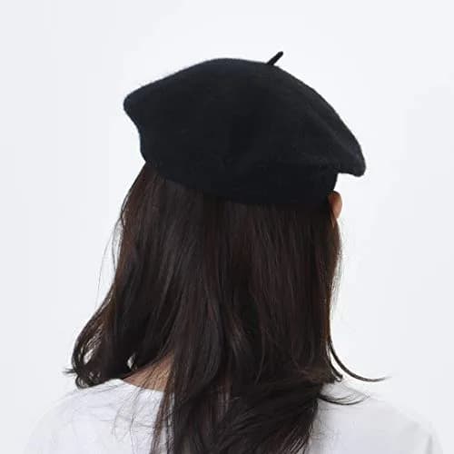 WITHMOONS Wool Beret Hat Warm Winter French Style | Classic French Look for Women thumbnail 4