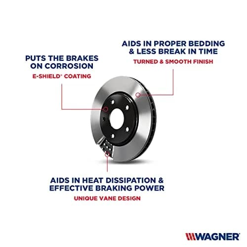 Wagner Premium Brake Rotor, Rear | OE-Design, Corrosion-Resistant, Easy Fit (70-120 chars) thumbnail 9