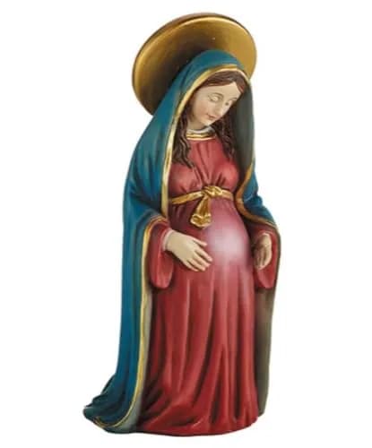 CB Mary Giver of Life Devotional Statue 16 cm (6.25" Tall) | Hand Painted Resin Catholic Figurine thumbnail 1