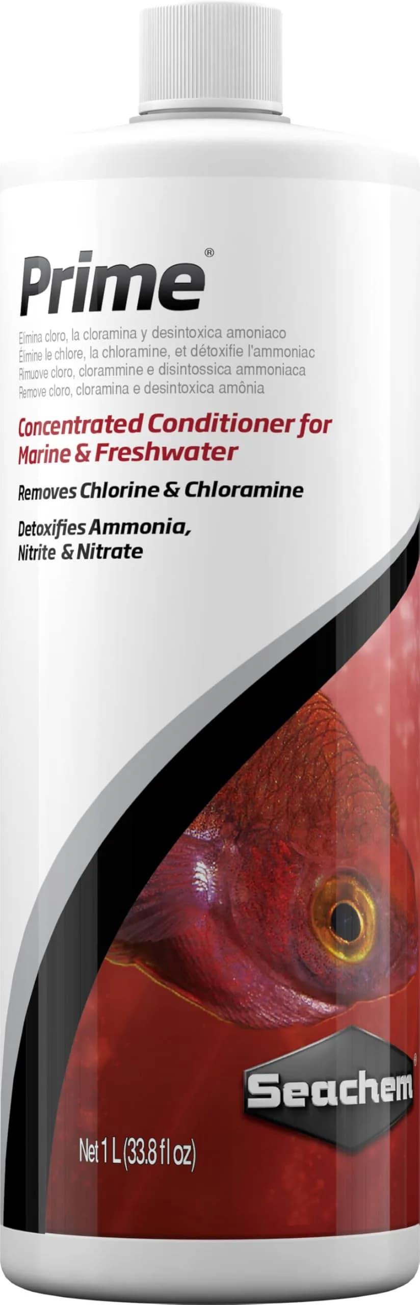 Seachem Prime 1000 mL Water Conditioner for Fresh and Saltwater Aquariums - main product image