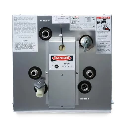 Kuuma Marine Water Heater 120V | 6 Gallon Capacity, Gray, Side Mount, Front Exchange thumbnail 4