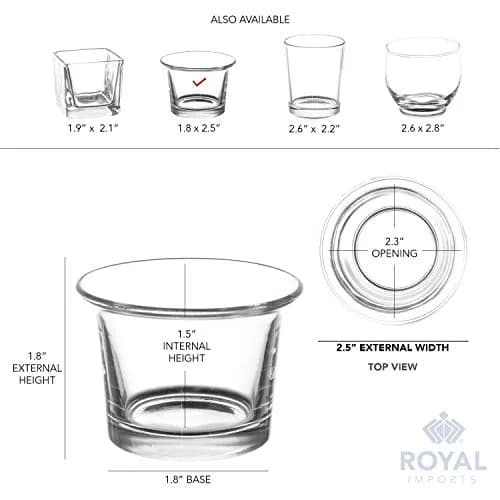 Royal Imports Hanging Oyster Glass Votive Candle Holders 2.5" Tall | Set of 6 for Weddings & Events thumbnail 6