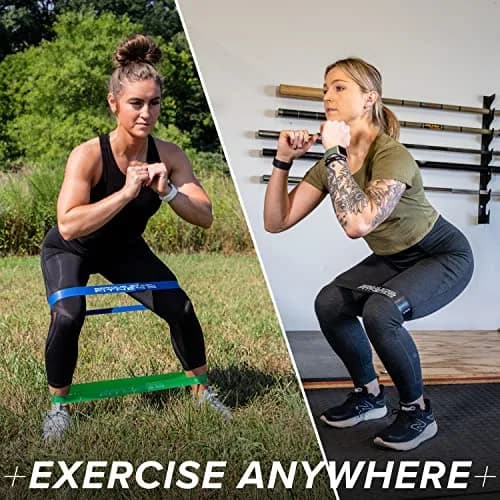 Serious Steel Fitness Mini Loop Bands - 5 Resistance Bands for Exercise | Rehab, Warm-Ups & Glute Activation thumbnail 2