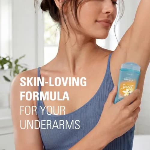 Secret Fresh Antiperspirant Deodorant for Women, Cozy Vanilla Scent, 72hr Protection, Clear Gel 73ml (2.6 oz) thumbnail 7