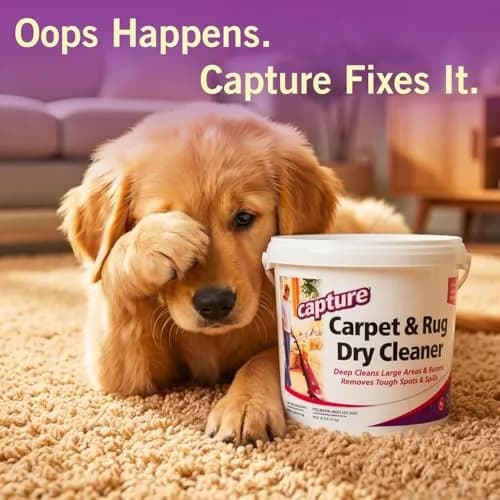 Capture Carpet & Rug Dry Cleaner Powder 1.81 kg (4 lb) | Absorbs Dirt, Stains & Odors thumbnail 5