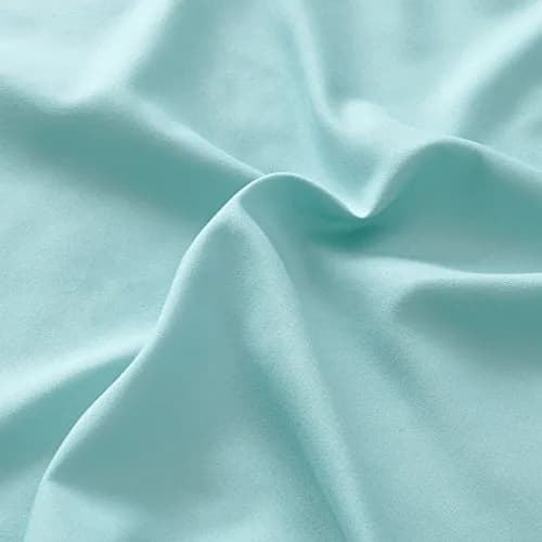 Comfort Spaces Microfiber Deep Pocket Full Sheet Set 4 pcs Aqua | 14-inch Pocket Depth, Solid Color thumbnail 5