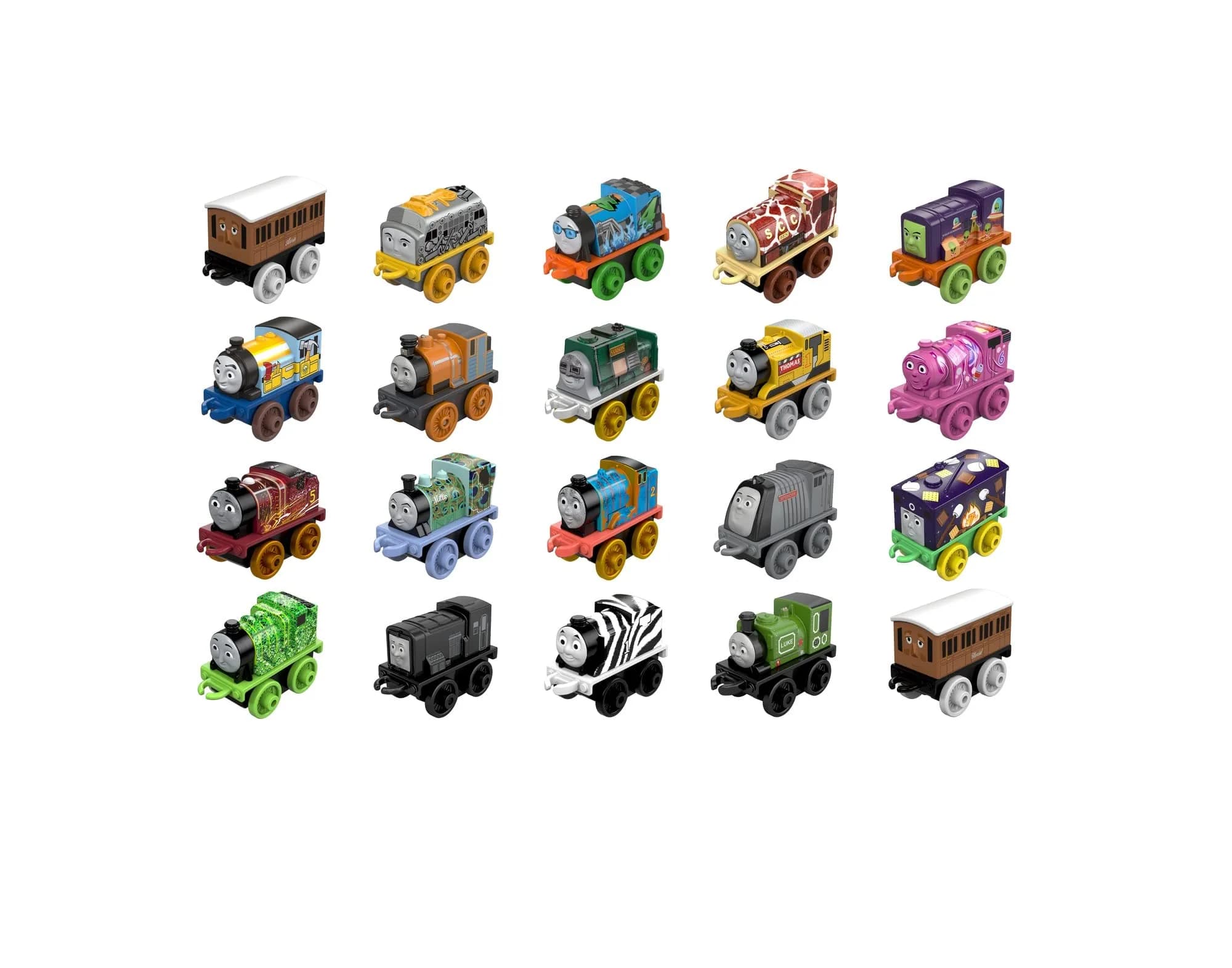 Thomas & Friends MINIS Toy Trains 20 Pack Miniature Push-Along Engines | Ages 3+ Years - view 4