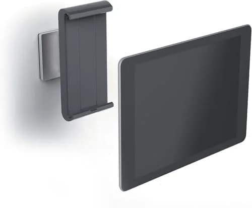 Durable Wall Mounted Tablet Holder, Universal Mount, Fits 7" - 13" Tablets | Secure & Rotatable thumbnail 1