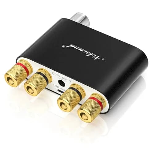 Nobsound NS-10G Bluetooth 5.0 2 Channel Power Amplifier 50Wx2 | HiFi Stereo Mini Amp Wireless Receiver thumbnail 1