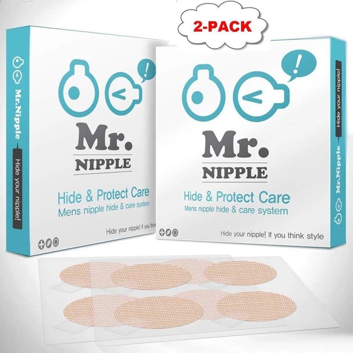 Alliving Mr. Nipple Hide & Protect Care System 100 Pieces | Nipple Chafing Prevention for Men - view 2