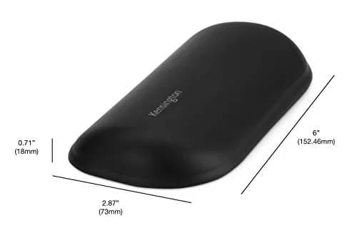 Kensington ErgoSoft Wrist Rest for Standard Mouse, Black | Gel Cushioned, Ergonomist Approved, 2.9 x 0.7 x 6 inches thumbnail 3