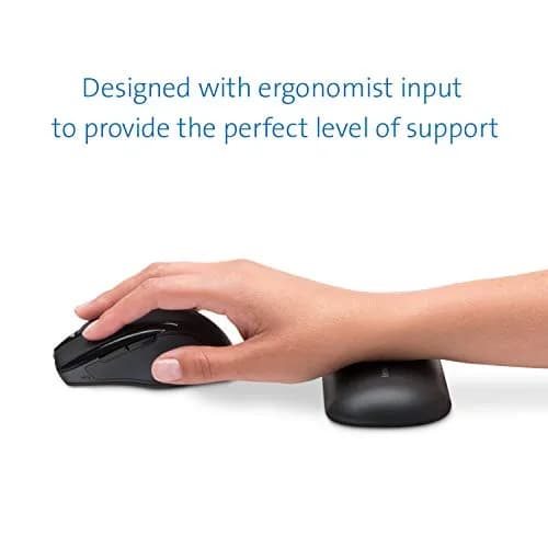 Kensington ErgoSoft Wrist Rest for Standard Mouse, Black | Gel Cushioned, Ergonomist Approved, 2.9 x 0.7 x 6 inches thumbnail 4