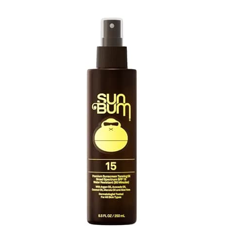 Sun Bum SPF 15 Moisturizing Tanning Oil 252ml (8.5 Fl Oz) | Broad Spectrum UVA/UVB Protection thumbnail 1
