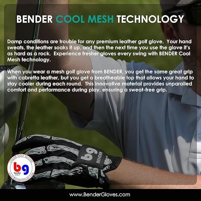 BG Men's Golf Glove Durable Mesh Material | Unique Color & USGA Compliant (70-120 chars) thumbnail 9