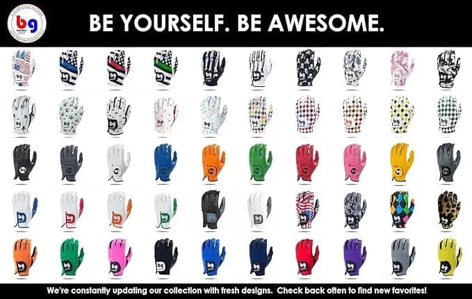 BG Men's Golf Glove Durable Mesh Material | Unique Color & USGA Compliant (70-120 chars) thumbnail 3