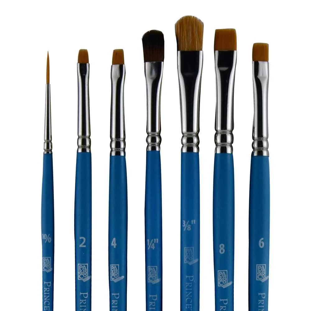 Princeton Select Artiste Series 3750 Paint Brush Set of 7 | Nylon Bristle for Acrylic, Watercolor, Oil - view 3