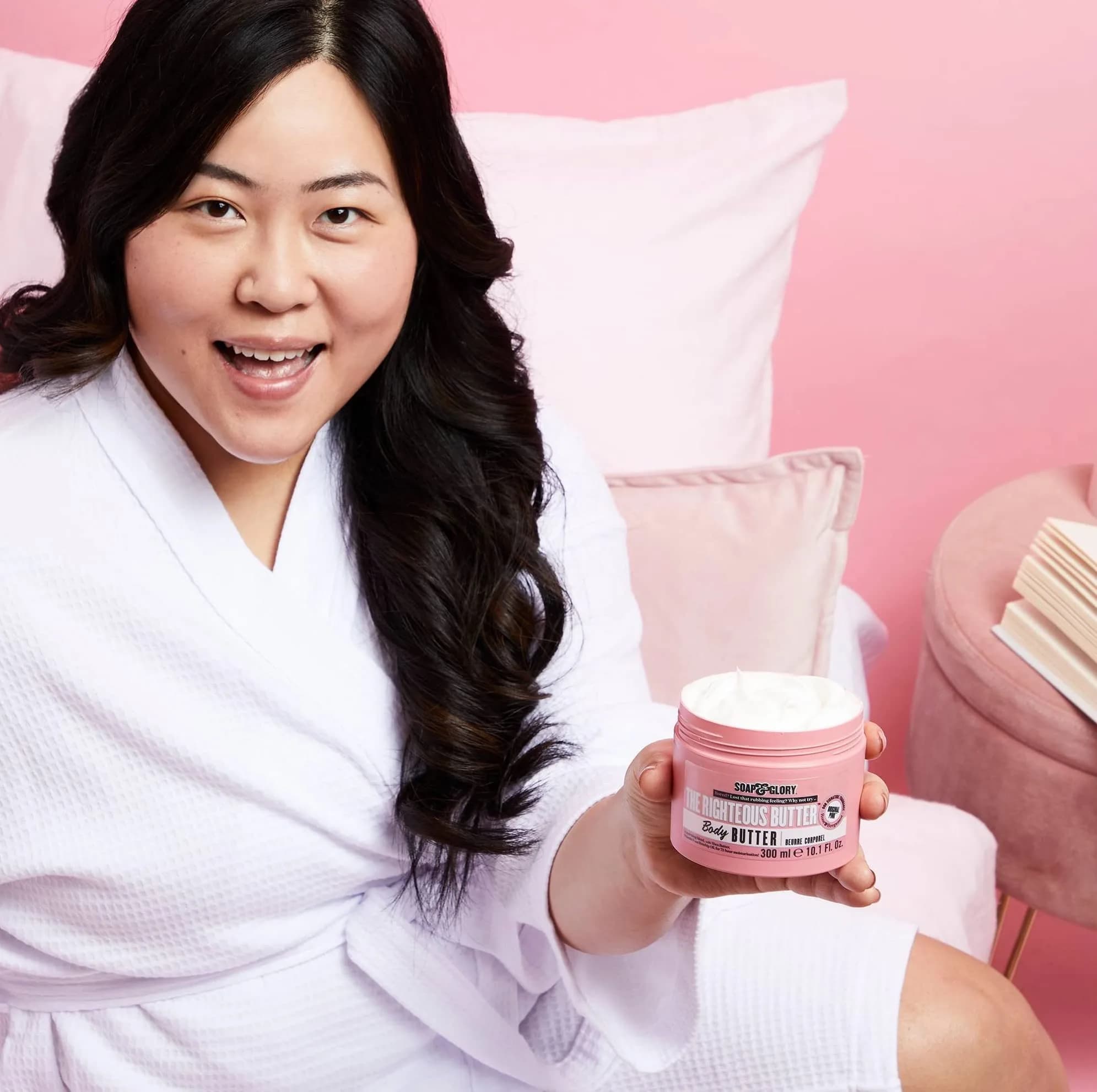 Soap & Glory The Righteous Body Butter 300ml (10.1 Fl Oz) | Clinically Proven 72-Hour Hydration - view 4