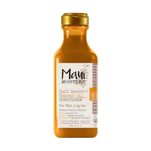 Maui Moisture Curl Quench + Coconut Oil Conditioner 385g (13 fl oz) | Vegan, Silicone & Paraben-Free for Tight Curly Hair thumbnail 1