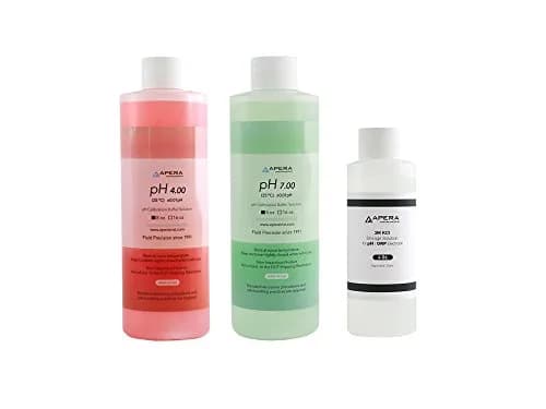 Apera Instruments AI1108 pH Calibration Buffer Solution Kit 4.00 & 7.00 pH, 8 oz Each | NIST Traceable Lab Grade thumbnail 1
