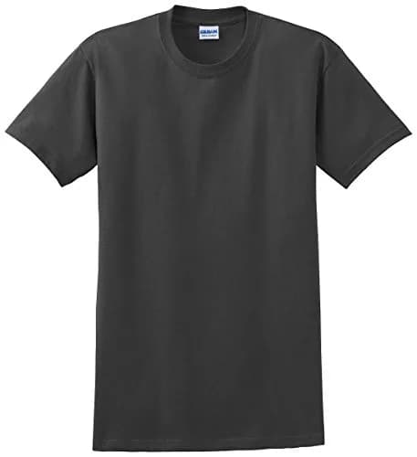 Gildan Heavy Cotton 100% Cotton Pocket T-Shirt 5300 S Charcoal | Durable, Comfortable & USA Imported (70-120 chars) thumbnail 1