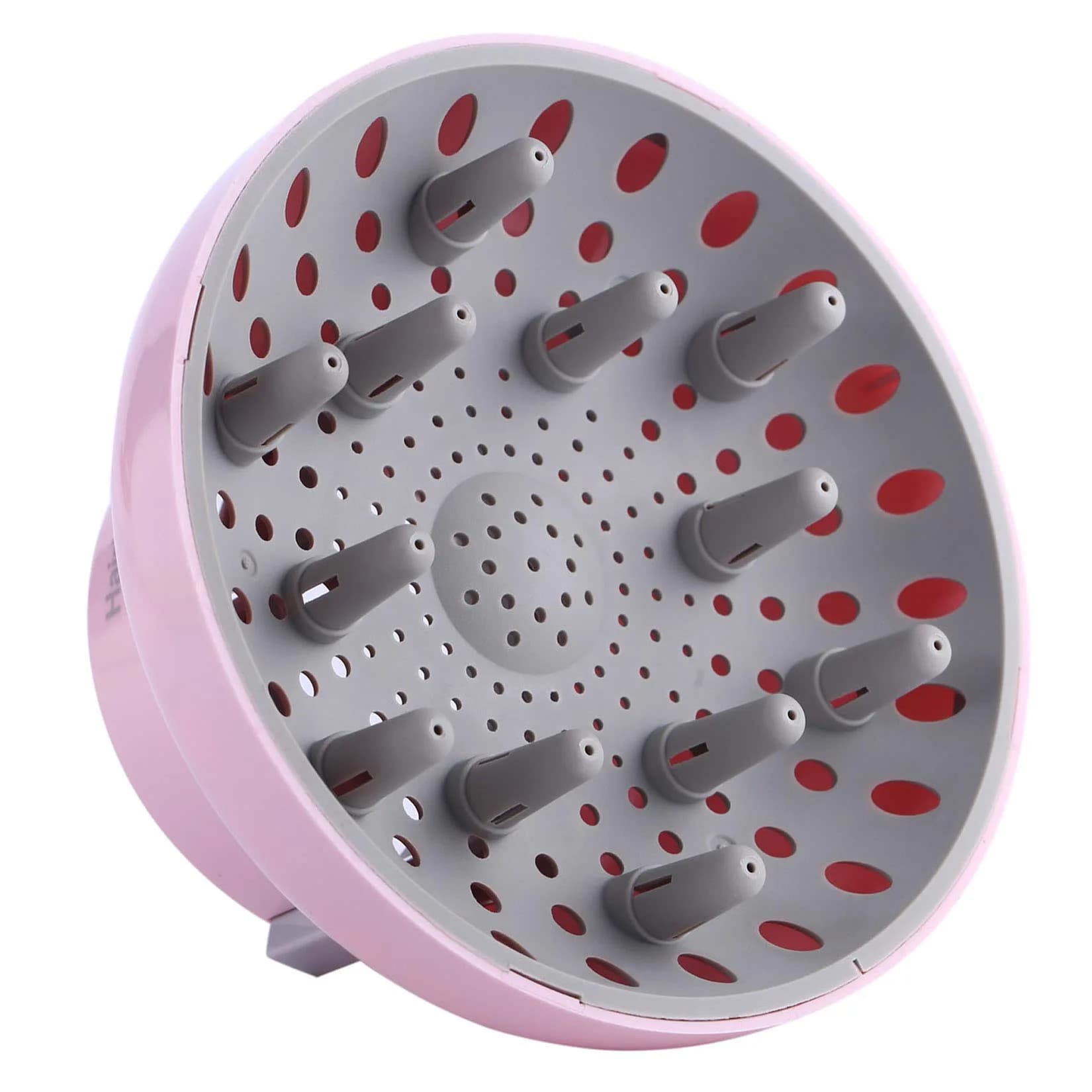 Hairizone Universal Hair Diffuser Pink | 15.6cm (6in) Diameter, Snap-on Fit for Curly & Wavy Hair - main product image