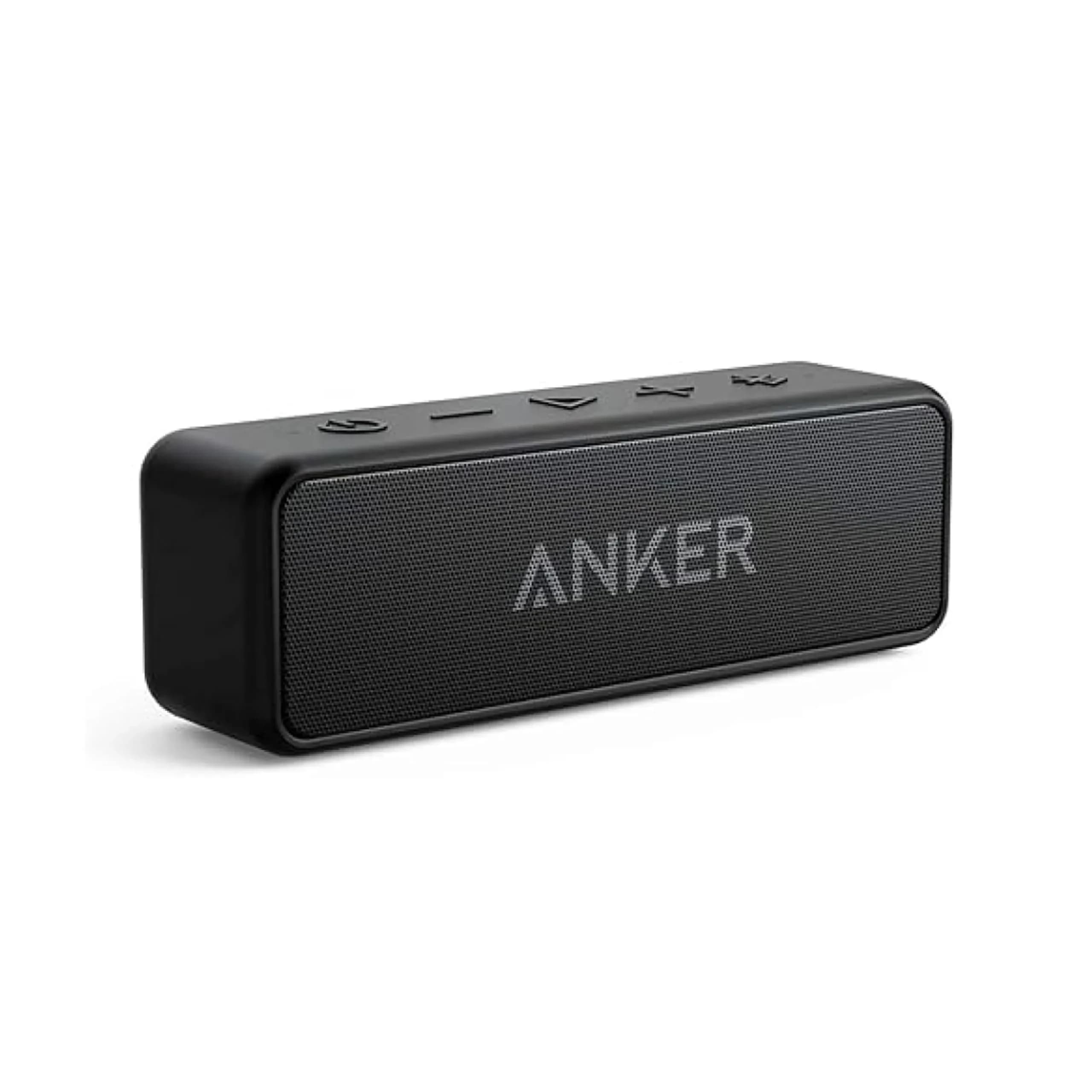 Anker Soundcore 2 Portable Bluetooth Speaker 12W Stereo Sound IPX7 Waterproof | Compact Design with 24-Hour Playtime - main product image