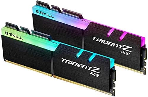 G.SKILL Trident Z RGB DDR4 RAM 16GB (2x8GB) 3200MT/s CL16-18-18-38 1.35V U-DIMM thumbnail 1