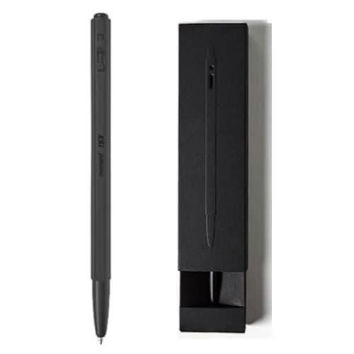 MONAMI 153 Black & White Ballpoint Pen 0.7mm | Elegant metallic design for professional writing thumbnail 4