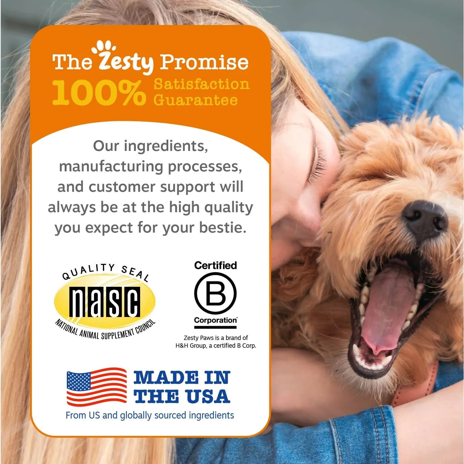 Zesty Paws Turmeric Curcumin Dog Chews 90 Count | Hip & Joint Support with Coconut Oil & BioPerine - view 5
