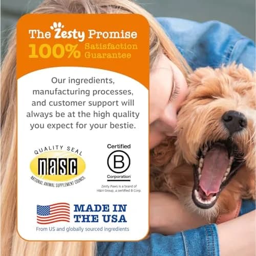Zesty Paws Turmeric Curcumin Dog Chews 90 Count | Hip & Joint Support with Coconut Oil & BioPerine thumbnail 5