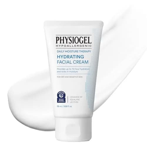 PHYSIOGEL Daily Moisture Therapy Hydrating Facial Cream 75ml (2.5 Fl Oz) | 72-Hour Hydration for Sensitive Skin thumbnail 1