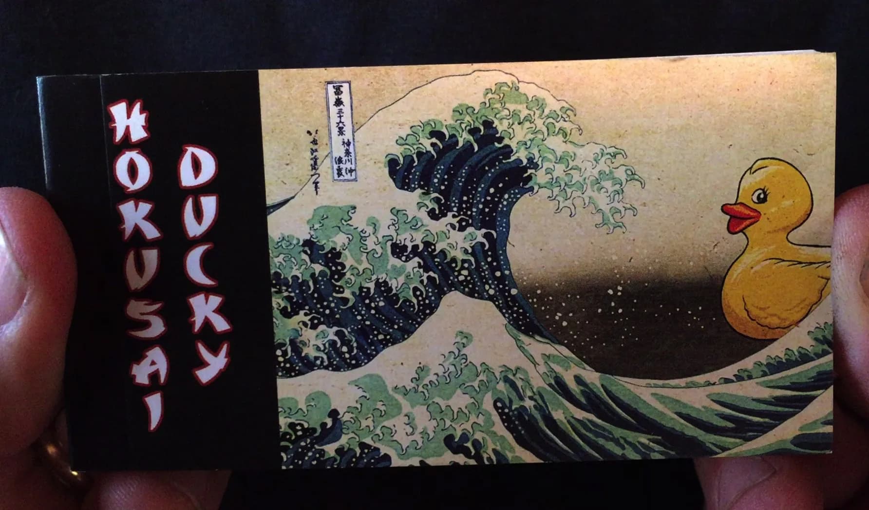 Fliptomania Hokusai Ducky Flipbook for Kids Ages 6-12 | Animated Japanese Art