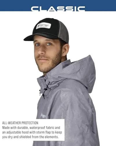 FROGG TOGGS Men's Classic Pro Action Waterproof Breathable Rain Jacket, Gray, XX-Large | Lightweight & Waterproof for Outdoors thumbnail 4