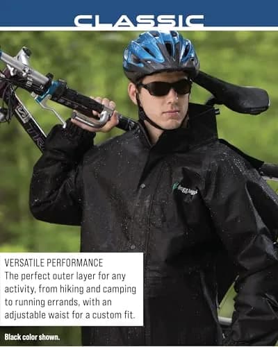 FROGG TOGGS Men's Classic Pro Action Waterproof Breathable Rain Jacket, Gray, XX-Large | Lightweight & Waterproof for Outdoors thumbnail 6