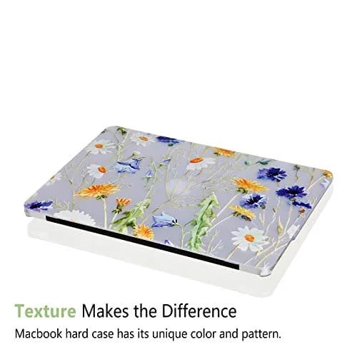 iDonzon Matte Clear Floral Hard Case for MacBook Air 13 inch (A1466/A1369) | 2010-2017 Release thumbnail 4