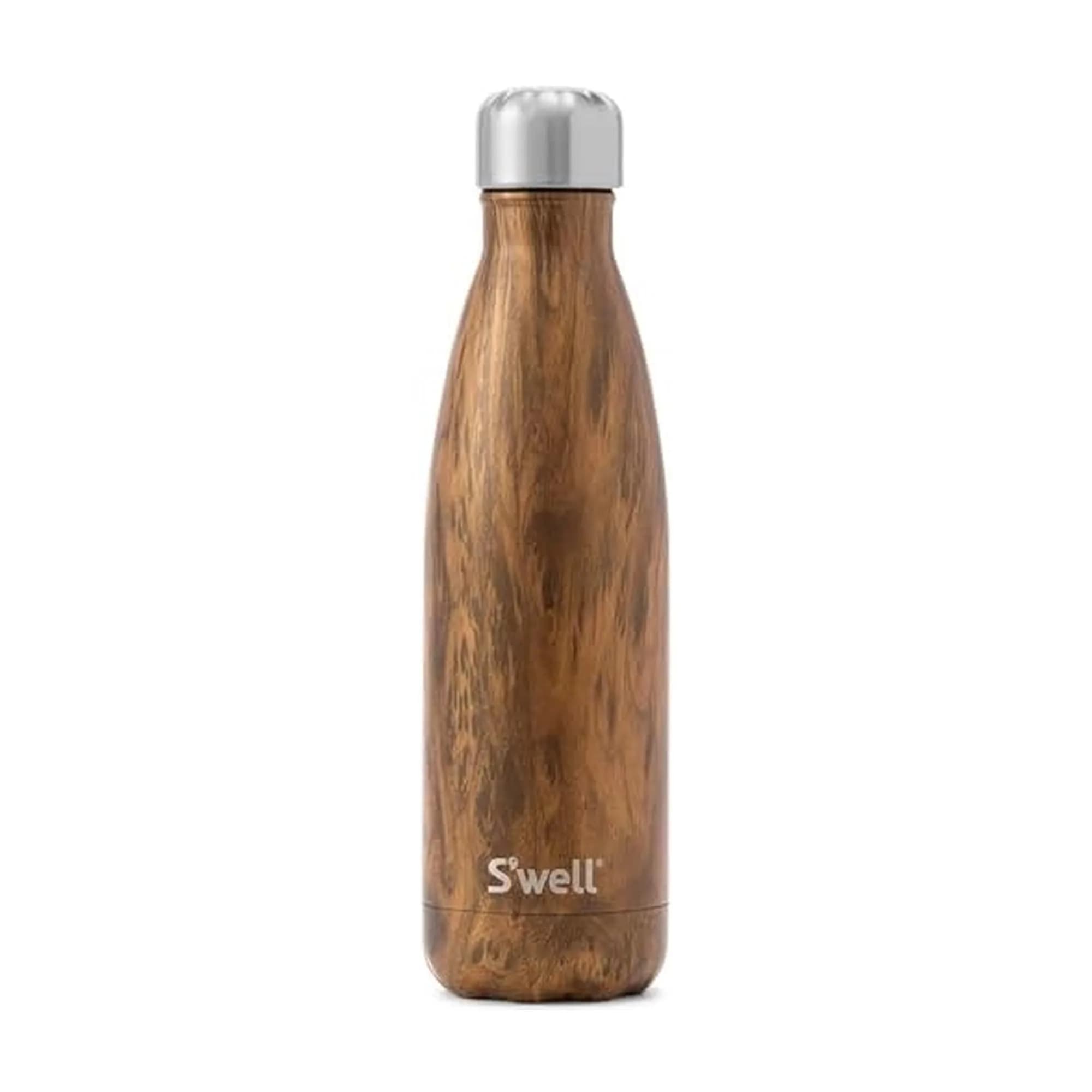 S'well Teakwood Stainless Steel Water Bottle 710ml (24oz) | Keeps Cold 36 Hrs, Hot 18 Hrs - main product image