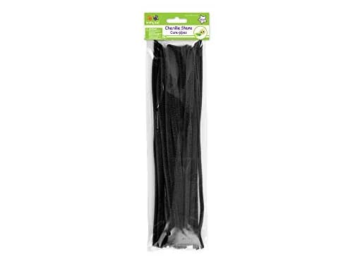 Krafty Kids Chenille Stems Pipe Cleaners 6mm x 12" | Flexible Craft Material for Kids & Art Projects thumbnail 1