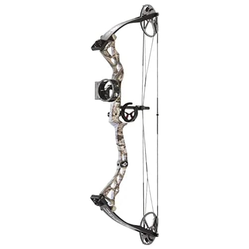 Diamond Archery Youth Atomic Bow - Fully Adjustable Compound Bow | 6-29 LBS Draw Weight, 12-24" Draw, 191 FPS, Right Hand, Mossy Oak Breakup Country thumbnail 2